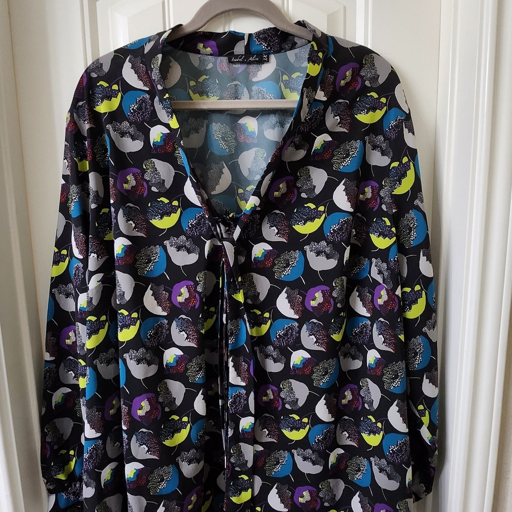 Isabel & Alice LS Blouse